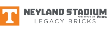 University of Tennessee Neyland Stadium Legacy Bricks